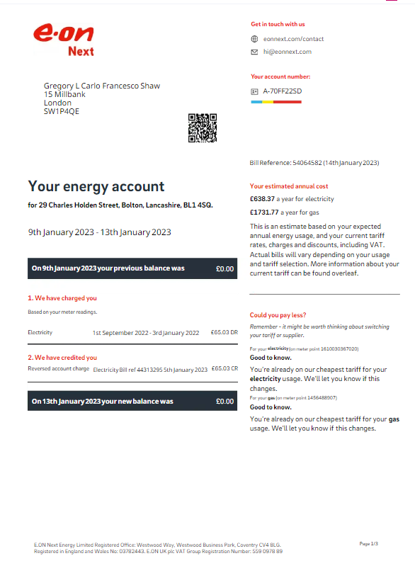  Minol USA business utility bill 